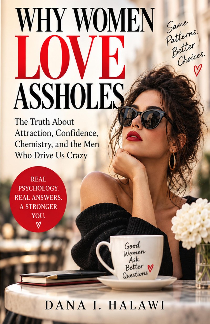 Why Women Love Assholes - book cover by Dana I. Halawi